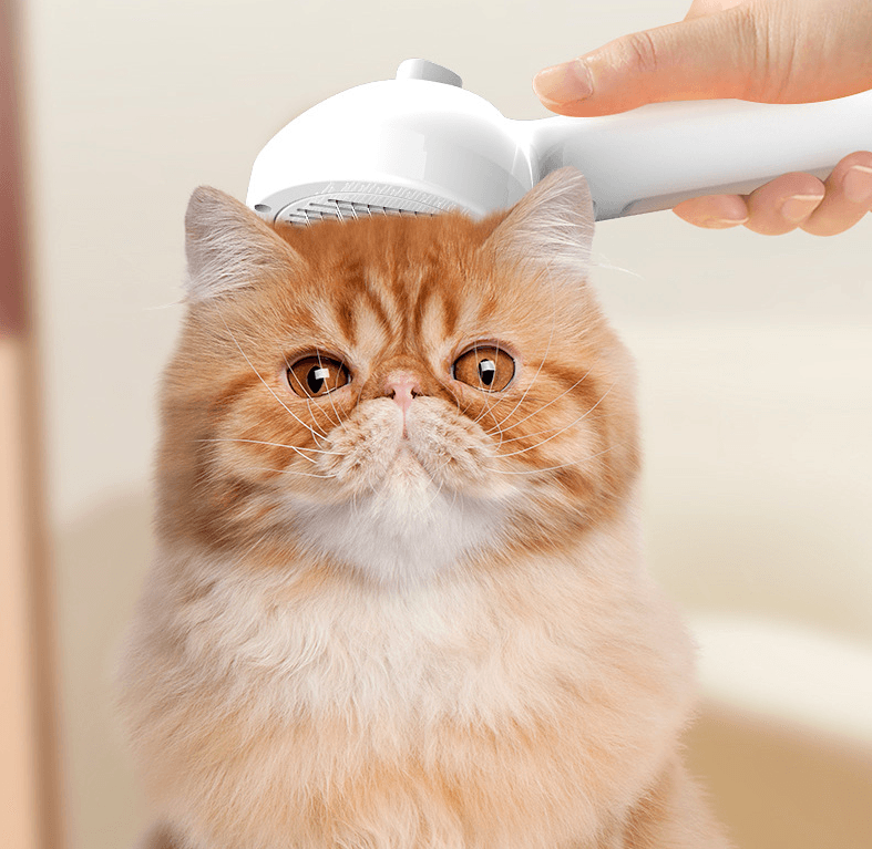 MistoComb™ Self-Cleaning Pet Brush – With Spray Function for Detangling & Coat Conditioning