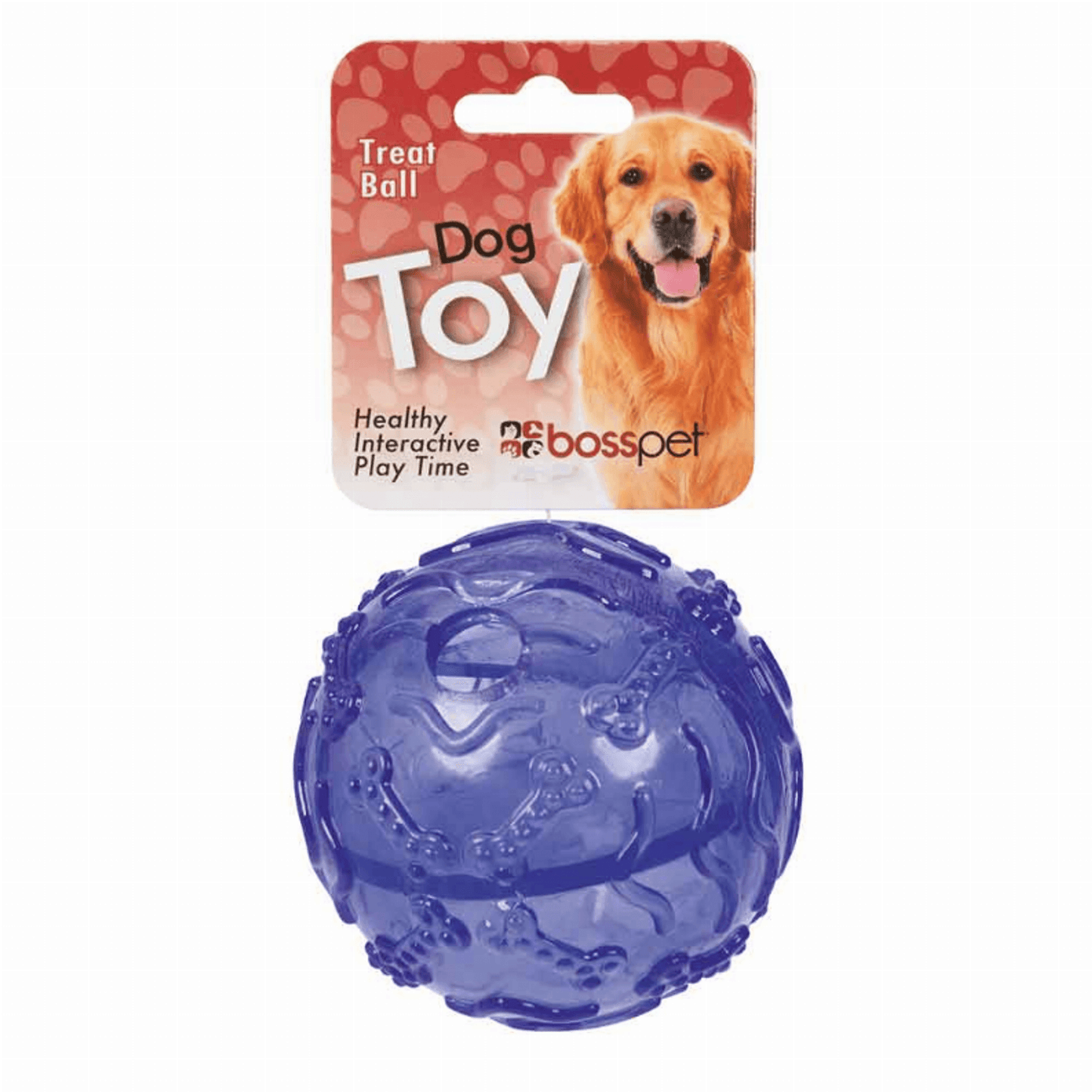 TPR Treat Ball for Interactive PlaytimBounceBite™ TPR Treat Ball – Interactive Toy for Dogs & Cats