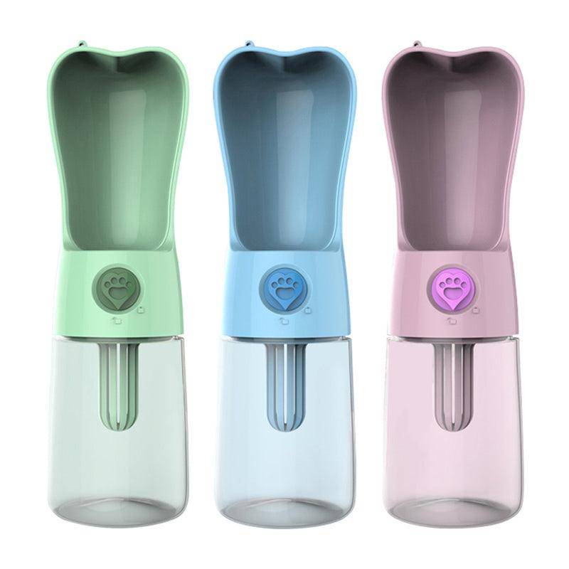 Pet Dog Cat Water Bottle Portable FeedeHydraSip™ Pet Water Bottle – Portable Travel Feeder for Dogs & Cats (250ml)