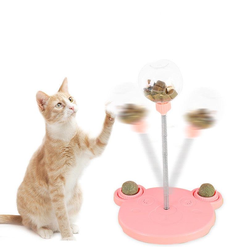 TumbleTreat™ Leaky Feeder Toy – Interactive Slow-Feeding Ball for Cats & Small Dog