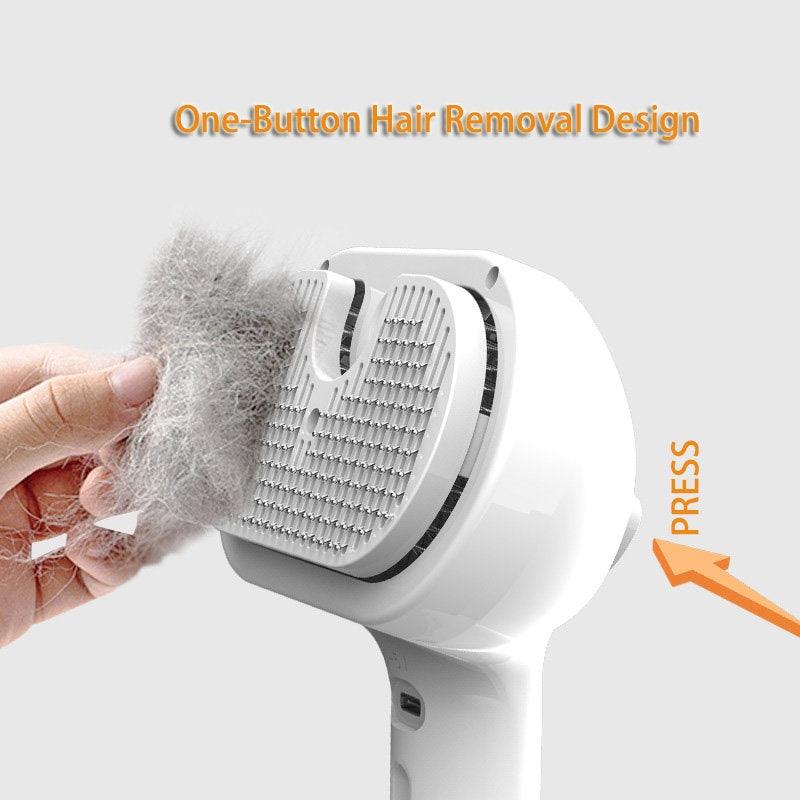MistoComb™ Self-Cleaning Pet Brush – With Spray Function for Detangling & Coat Conditioning