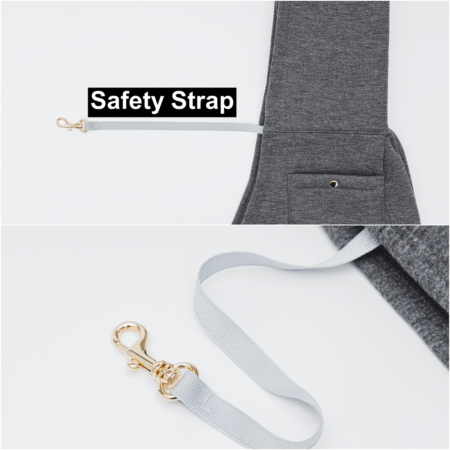 Lof Neoprene Pet Sling Carrier – Hands-Free Travel Bag for Dogs & Cats (Up to 15 lbs)