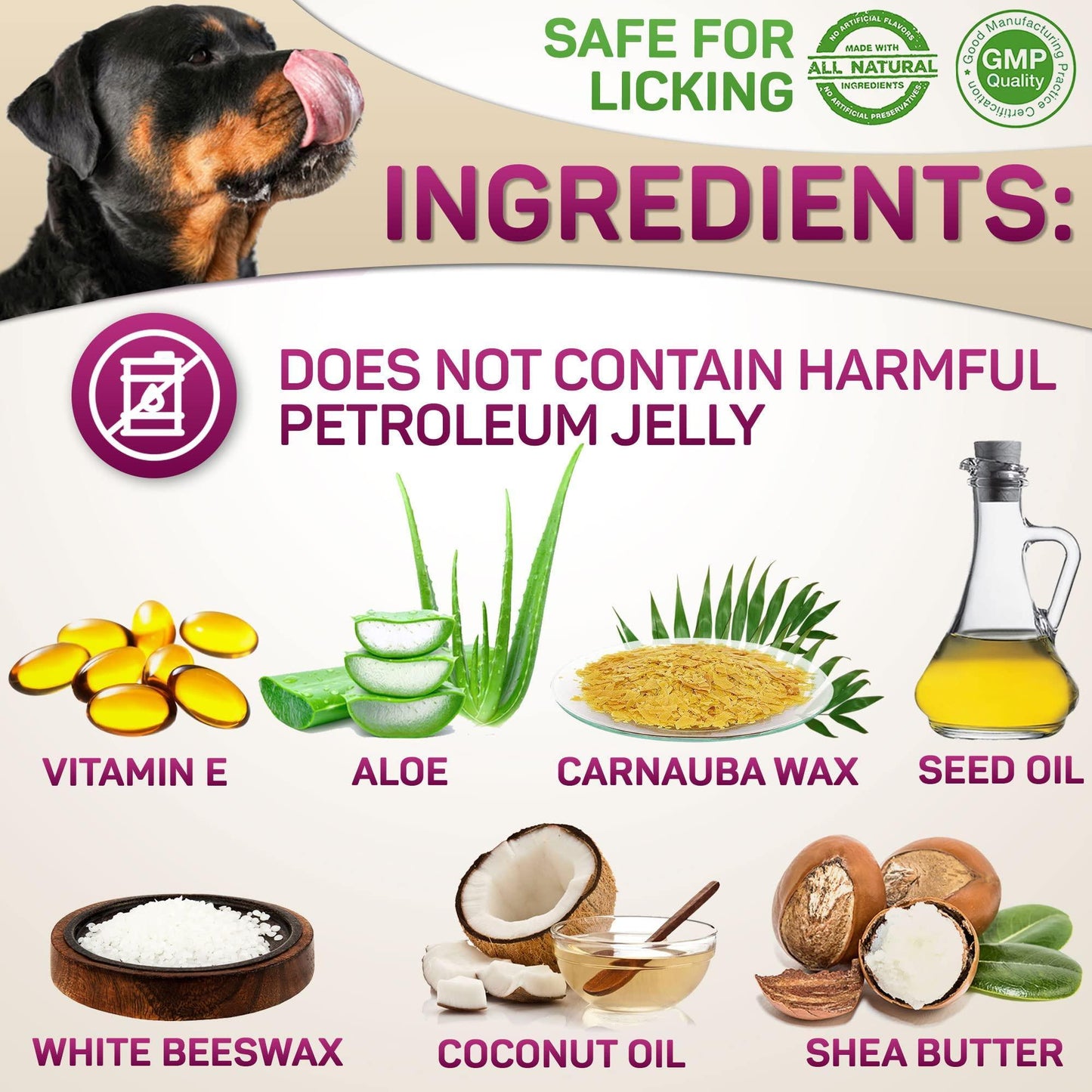 Natural Dog Paw Balm Dog Paw Protection for Hot Pavement Dog Paw WaPawShield™ Natural Paw Balm – Protection & Moisture for Dogs’ Paws & Nose