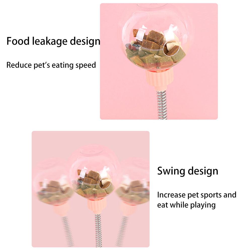 TumbleTreat™ Leaky Feeder Toy – Interactive Slow-Feeding Ball for Cats & Small Dog