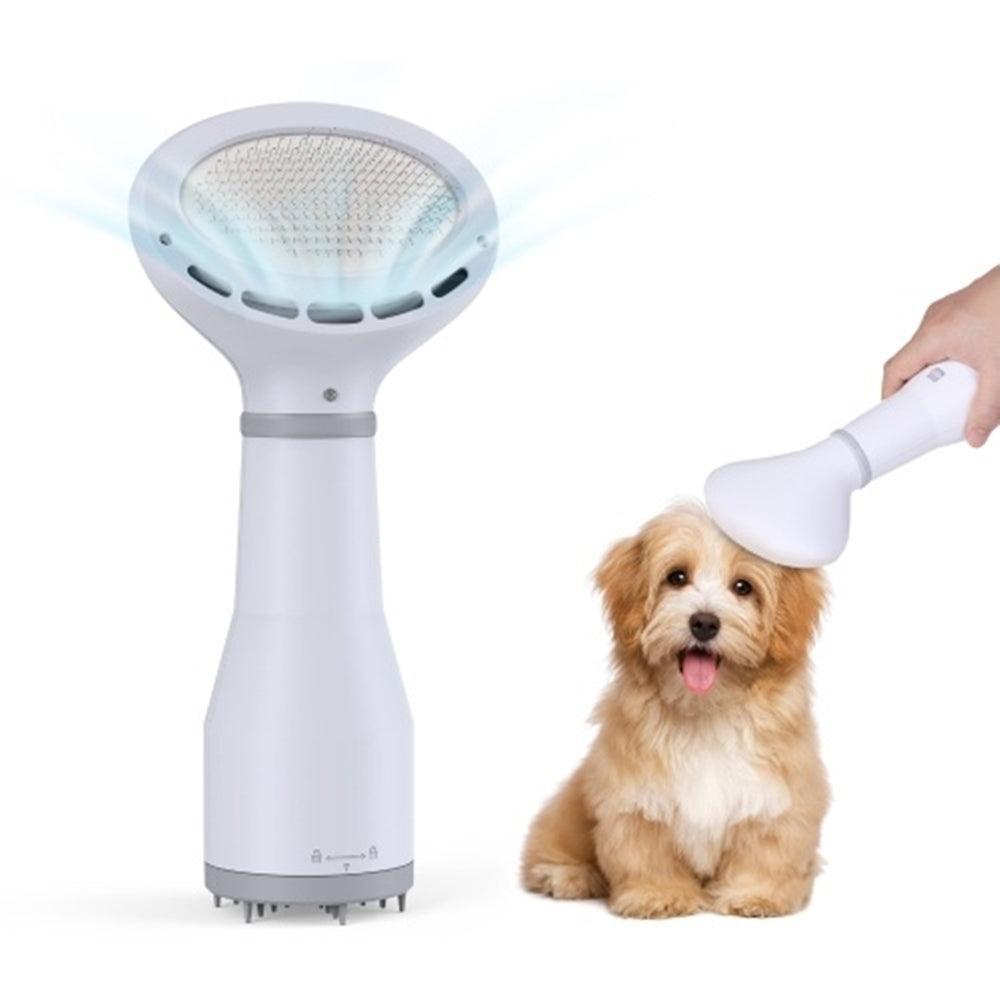 GroomFlow™ 2-in-1 Pet Hair Dryer & Slicker Brush – Blow Dry + Groom in One Tool