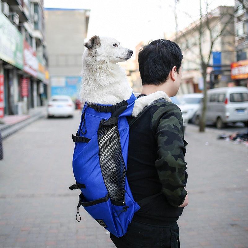 Double Shoulder Pet Carrier Backpack – Hands-Free Travel for Dogs & Cats (S–XL)