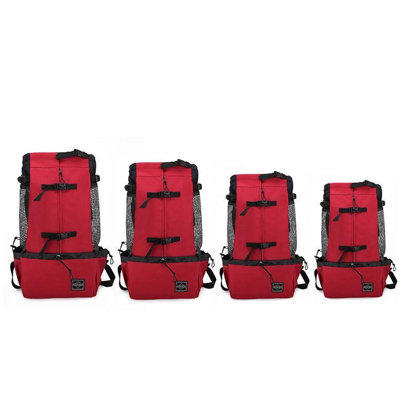 Double Shoulder Pet Carrier Backpack – Hands-Free Travel for Dogs & Cats (S–XL)
