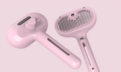 MistoComb™ Self-Cleaning Pet Brush – With Spray Function for Detangling & Coat Conditioning