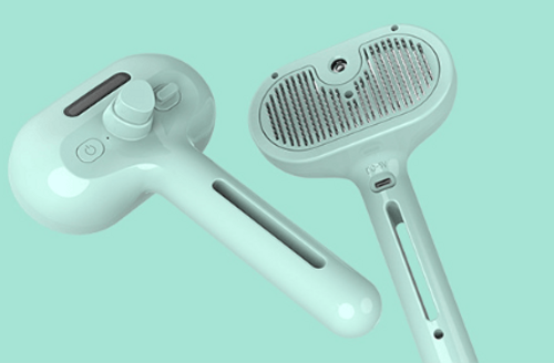 MistoComb™ Self-Cleaning Pet Brush – With Spray Function for Detangling & Coat Conditioning