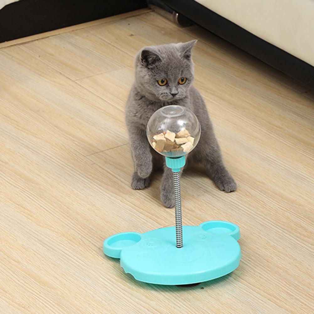 TumbleTreat™ Leaky Feeder Toy – Interactive Slow-Feeding Ball for Cats & Small Dog