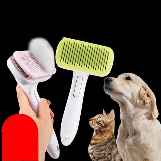 GroomEase™ Automatic Hair Remover Brush – Luxury Grooming Tool for Dogs & Cats