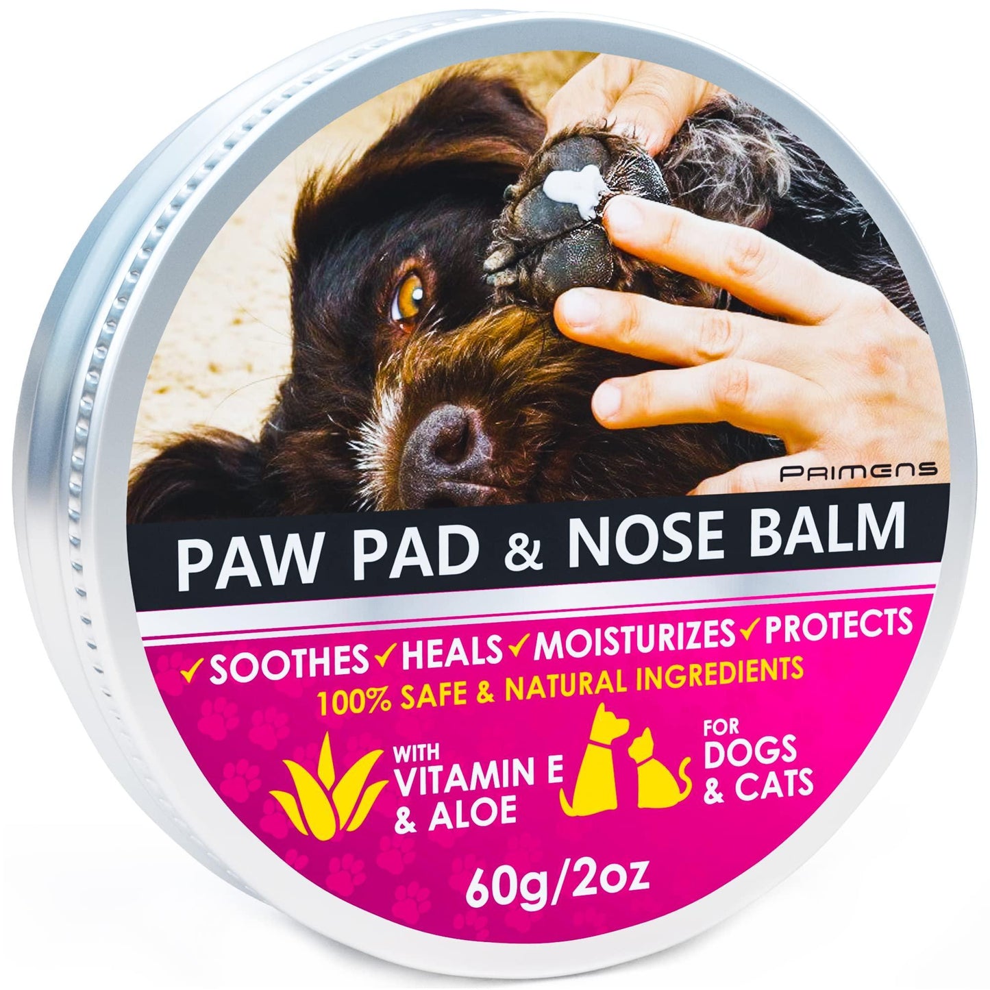 Natural Dog Paw Balm Dog Paw Protection for Hot Pavement Dog Paw WaPawShield™ Natural Paw Balm – Protection & Moisture for Dogs’ Paws & Nose