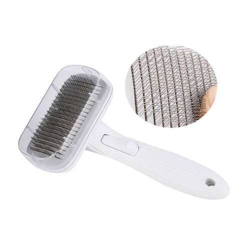 GroomEase™ Automatic Hair Remover Brush – Luxury Grooming Tool for Dogs & Cats