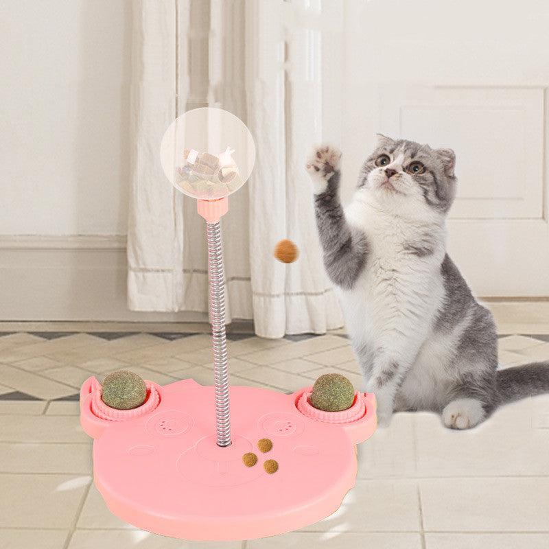 TumbleTreat™ Leaky Feeder Toy – Interactive Slow-Feeding Ball for Cats & Small Dog