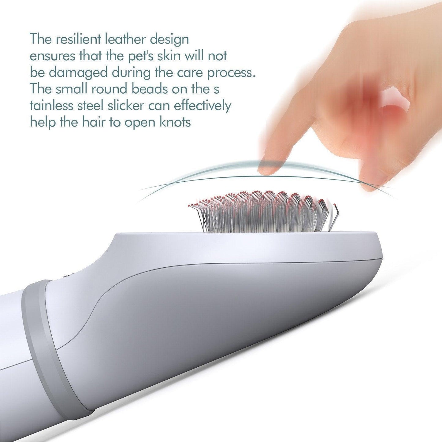GroomFlow™ 2-in-1 Pet Hair Dryer & Slicker Brush – Blow Dry + Groom in One Tool