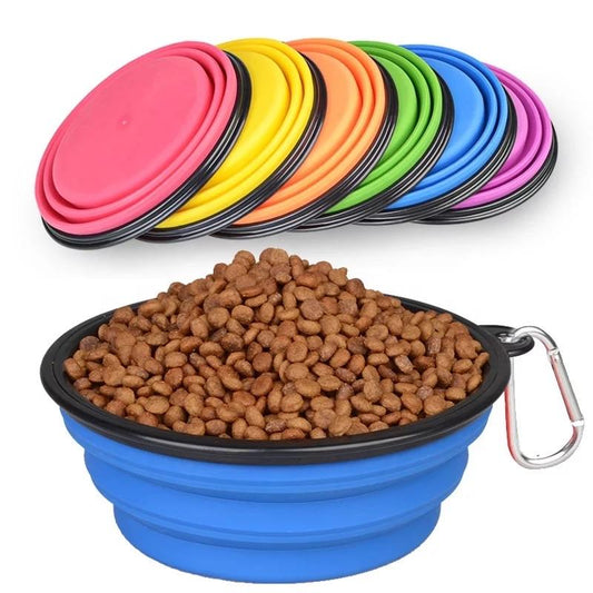 Collapsible Travel Bowl – Portable Food & Water Dish for Dogs & Cats