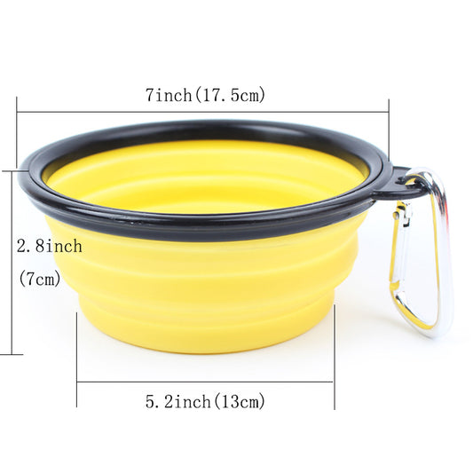 Collapsible Travel Bowl – Portable Food & Water Dish for Dogs & Cats